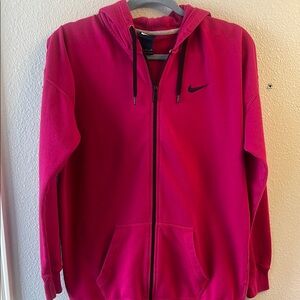 Nike Full Zip Women’s Hooded Sweatshirt Size Large